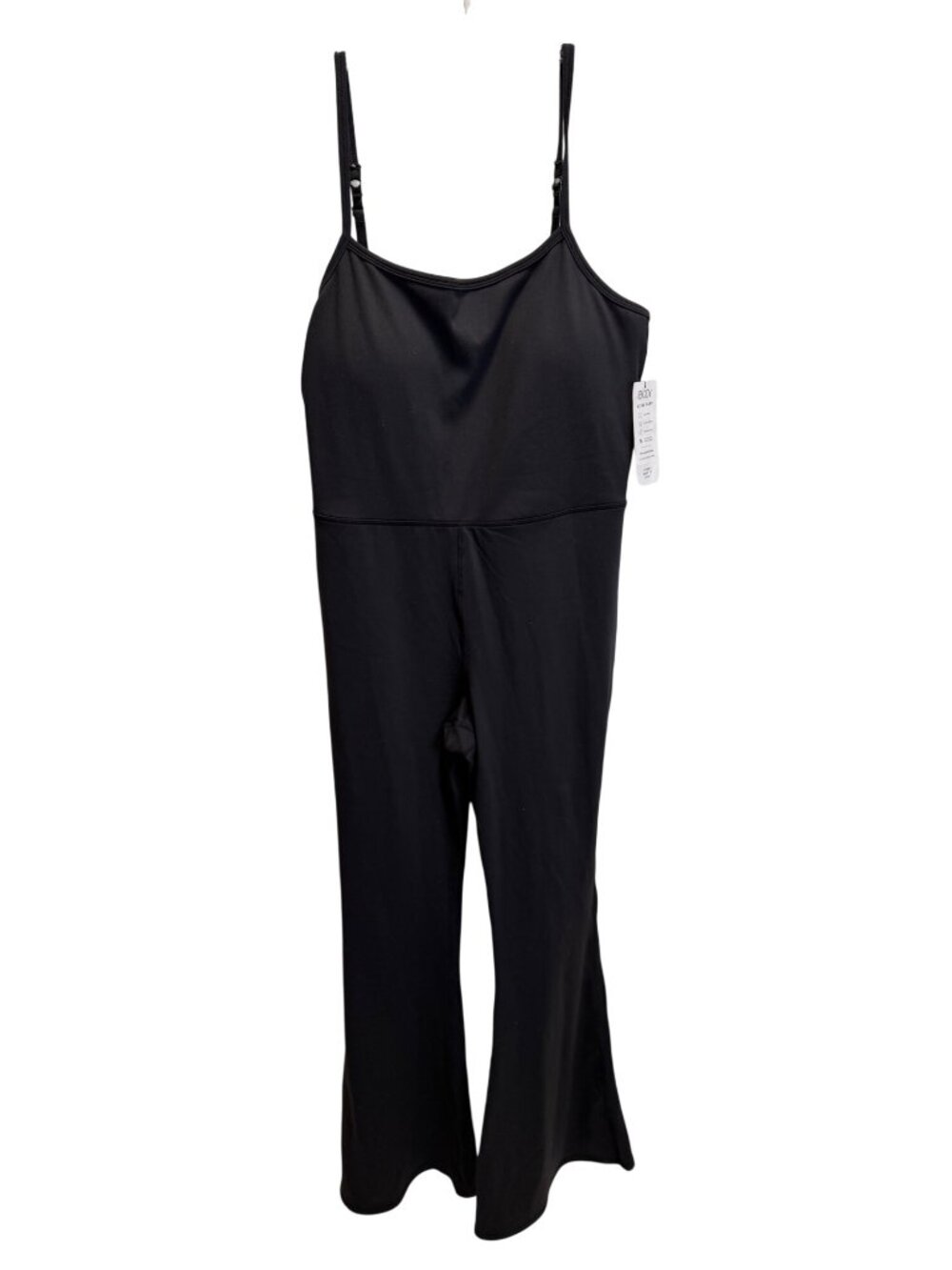 NWT Ultra Soft Flare Onesie Black XL - Adjustable Straps & Recycled Fabric